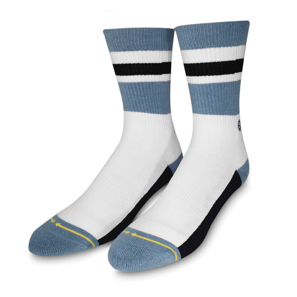 MERGE4 Haven Knit Classic Crew Sock White