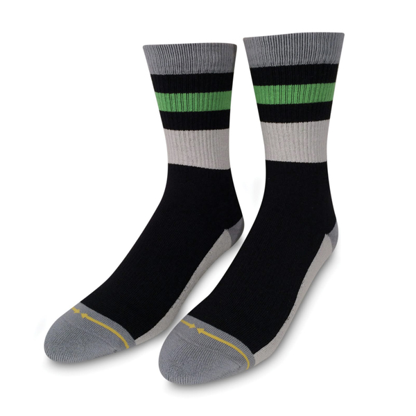 MERGE4 Haven 3 Pack Knit Classic Crew Sock Maroon/Green/Blue 