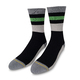 MERGE4 Haven 3 Pack Knit Classic Crew Sock Maroon/Green/Blue 